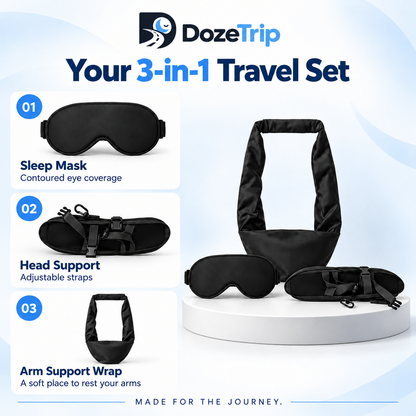 DOZETRIP™ First Class 3-in-1 Travel Sleep Set